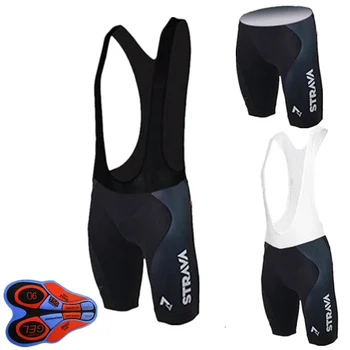 

STRAVA 2019 summer 19D rubber bib road bike non-slip bike shorts quick-drying breathable T-shirt
