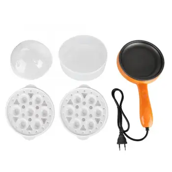 

sartenes Multifunction Mini Electric Non-Stick Frying Pan Eggs Boiler Steamer for Breakfast EU Plug 220V crepieres electrique