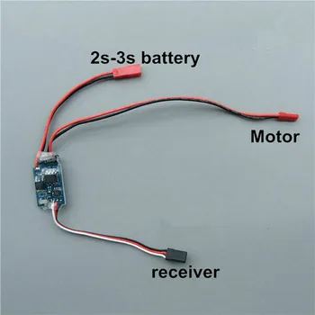 

Two-way 5A Brushed ESC Speed Controller 2S-3S for RC Cars/Boats DIY Toy Brushed Motor Speed Controller ESC Spare Parts
