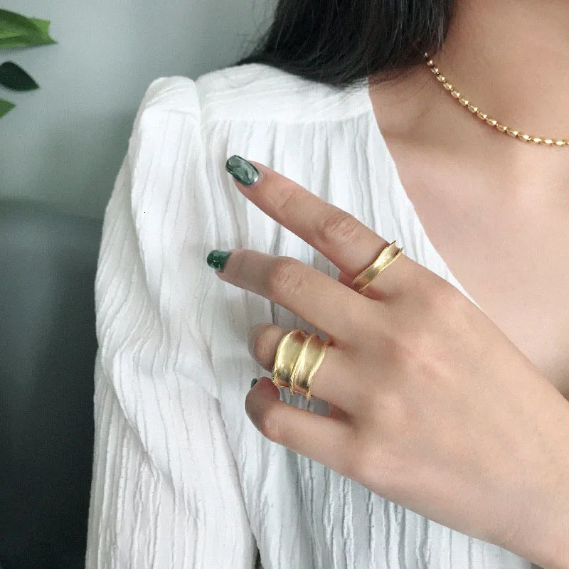 S'STEEL Необычные 925 пробы серебряные кольца Anillos Plata Para Bijoux Argent Massif Pour Femme аксессуары женские ювелирные изделия