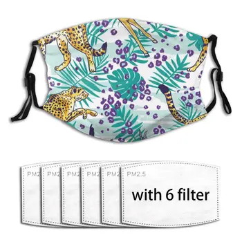 

The Leopard Reusable Breathable Air Pollution 2020 Summer Face Masks PM2.5 Filter Protector Dust Haze Male