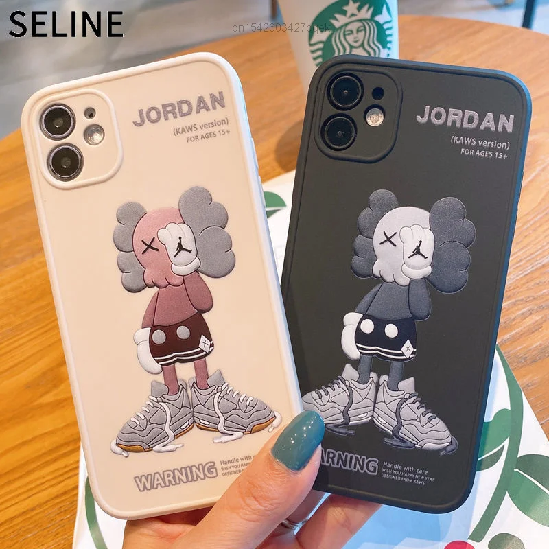 Y2k Aesthetic Trends Kawed Phone Case For IPhone 12 11 Pro Max XS X XR SE 7 8 PLUS 6 6s Cartoon Soft Back Cover Luxury Brand 90s | Мобильные