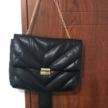 

Solid Color PU Leather Crossbody Bags 2020 Designer Chains Women Shoulde Bags Luxury White Lady Messenger Bag Purse Bolso Mujer