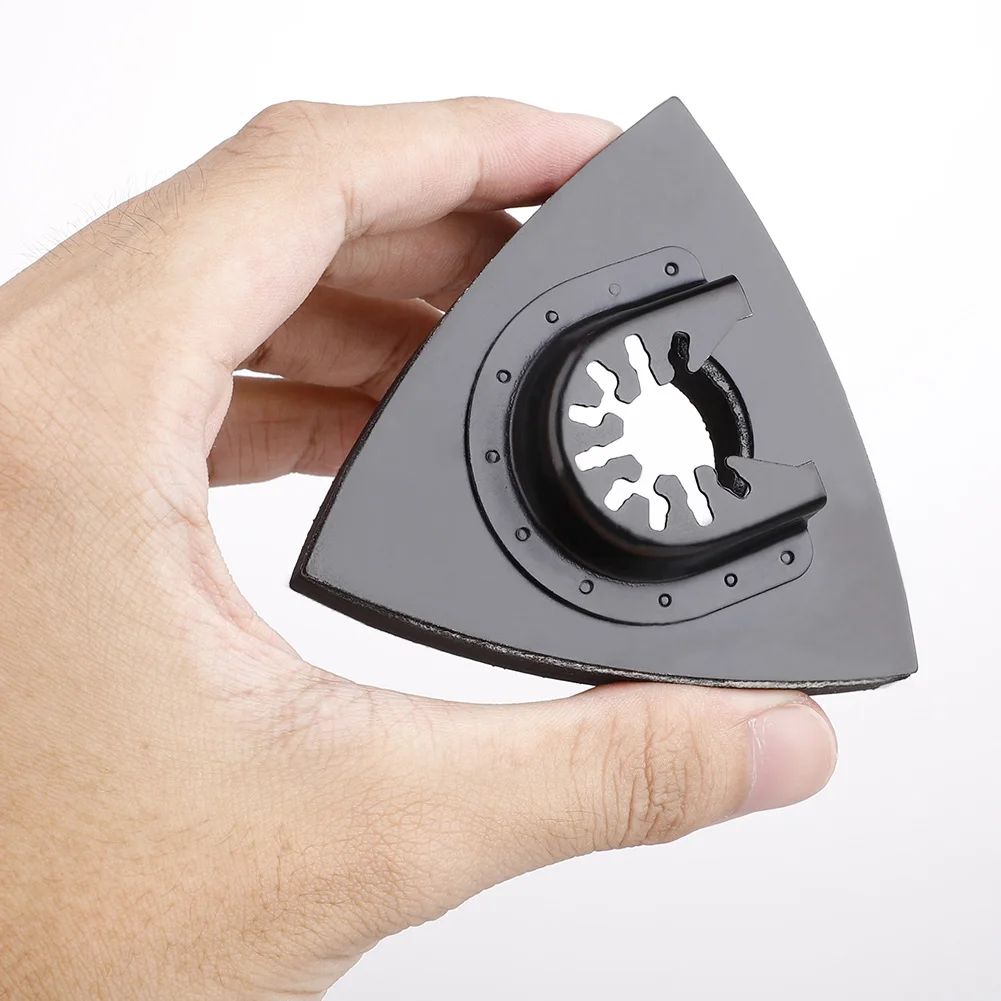 

New Multifunctional Triangular Oscillating Tool Sanding Pad Quick Release Fits For Dremel Multi Tool 82mm Professional