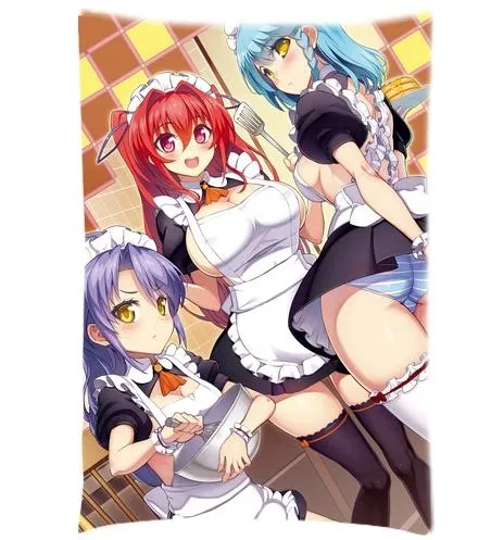 Аниме Shinmai Maou no Testament BURST наволочка подушки персонажей Mio Нарусэ& Мария Нарусэ прямоугольник с двух сторон Наволочка на подушку - Цвет: S7