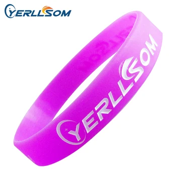 

200pcs/lot High Quality Customized ink injected Rubber silicone bracelets with personal logo S20053108