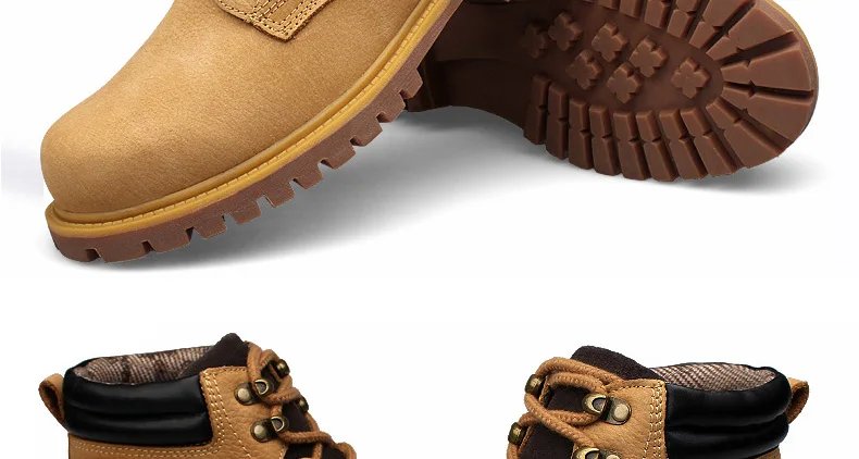 Dr Martins/зимние мужские ботинки из натуральной кожи; Dottor botas hombre Cuero Invierno Botines; мужские ботинки; botas Erkek Buty Zimowe