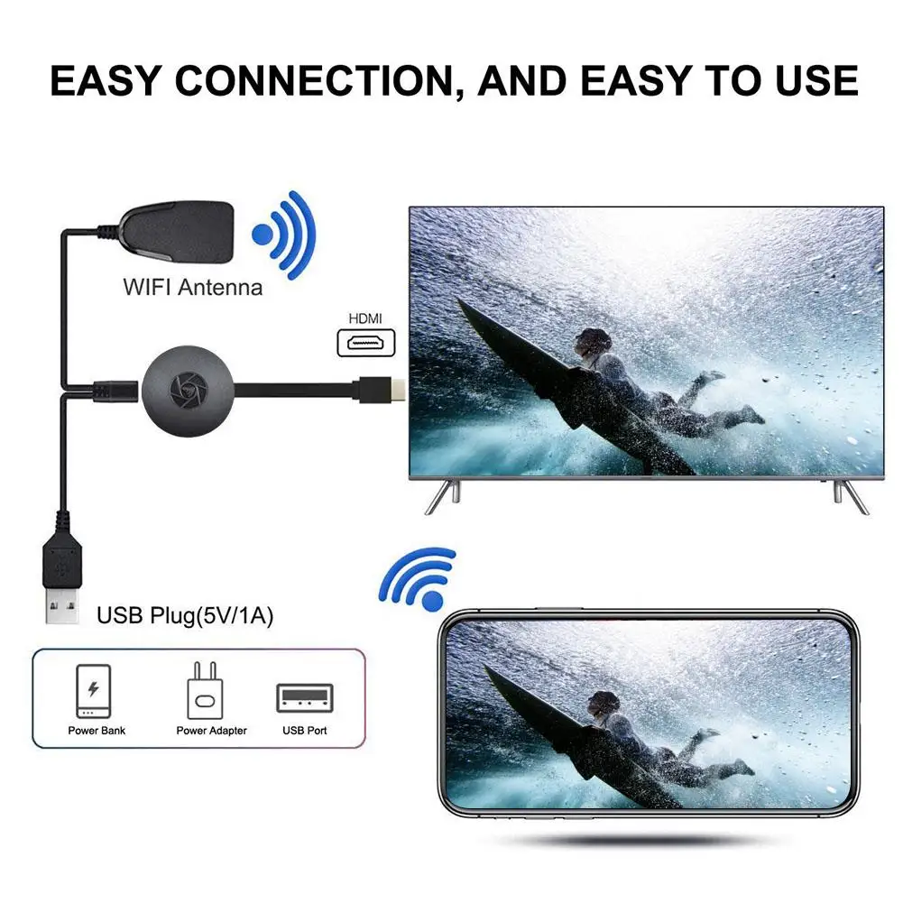 Newest TV Stick 1080P MiraScreen G2 TV Dongle Receiver Support HDMI Miracast HDTV Display Dongle TV Stick For Ios Android