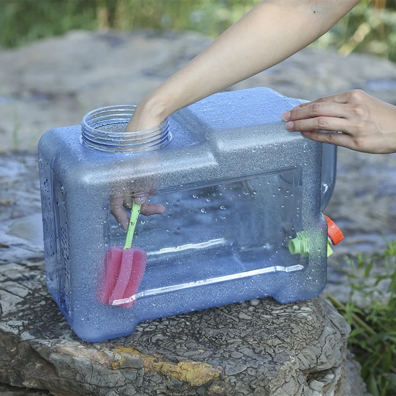15л ведро для воды пищевой PC домашний контейнер для хранения воды с крышкой кран