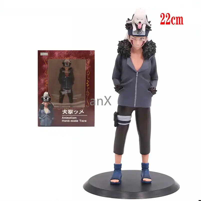 22 センチメートルナルト置物犬塚キバpvcアクションフィギュアアニメ疾風伝犬塚キバ置物モデルおもちゃグッズギフト アクション トイ フィギュア Aliexpress