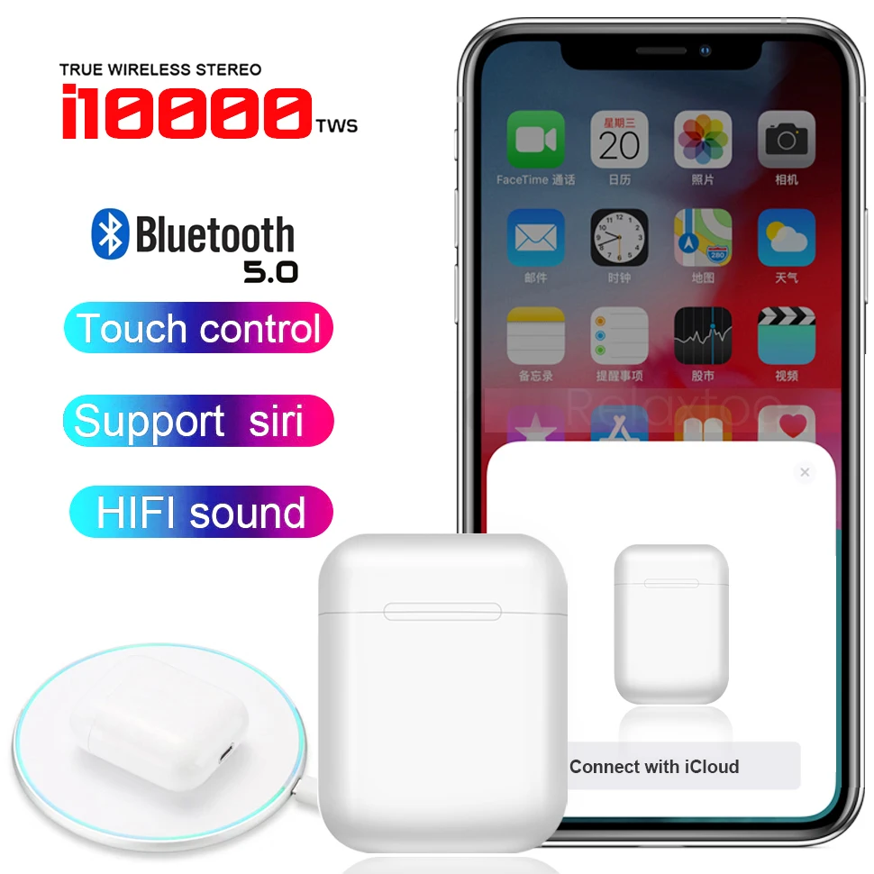 

i10000 TWS Original Pop Up 1:1 Replica Earbuds Bluetooth 5.0 Headset Wireless Earphones PK i200 i500 i800 i1000 i9000 i9999 TWS