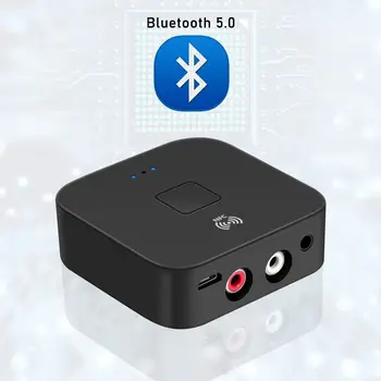 

Bluetooth 5.0 3.5mm AUX RCA Jack NFC HiFi Wireless Adapter & Microphone Handsfree Call Bluetooth Car Audio Receiver