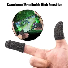 Палец рукав, мобильный игровой контроллер пальчиковые кроватки Нескользящие полный сенсорный экран чувствительный анти-пот