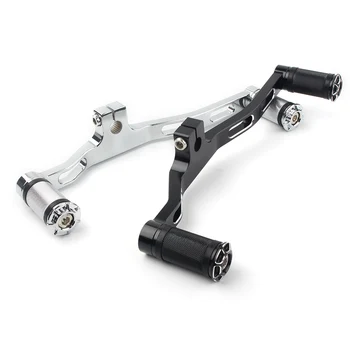 

Motorcycle Gear Shifter Lever Front & Rear For Harley Dyna 1991-2017 FXD w/ Mid-Control CNC Front & Rear Gear Shifter Lever