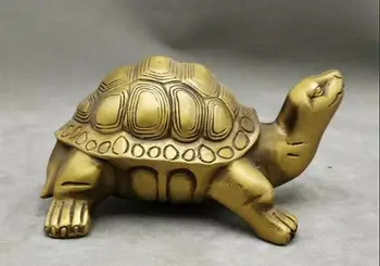

China Fengshui Bronze Lovable Animal Tortoise Longevity Turtle Statue