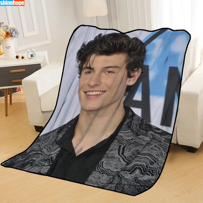 Одеяла на заказ, Shawn Mendes, одеяло s для кровати, мягкое TR, DIY, ваше изображение, Прямая поставка, одеяло для путешествий - Цвет: Blanket 13