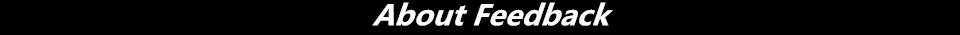 About Feedback