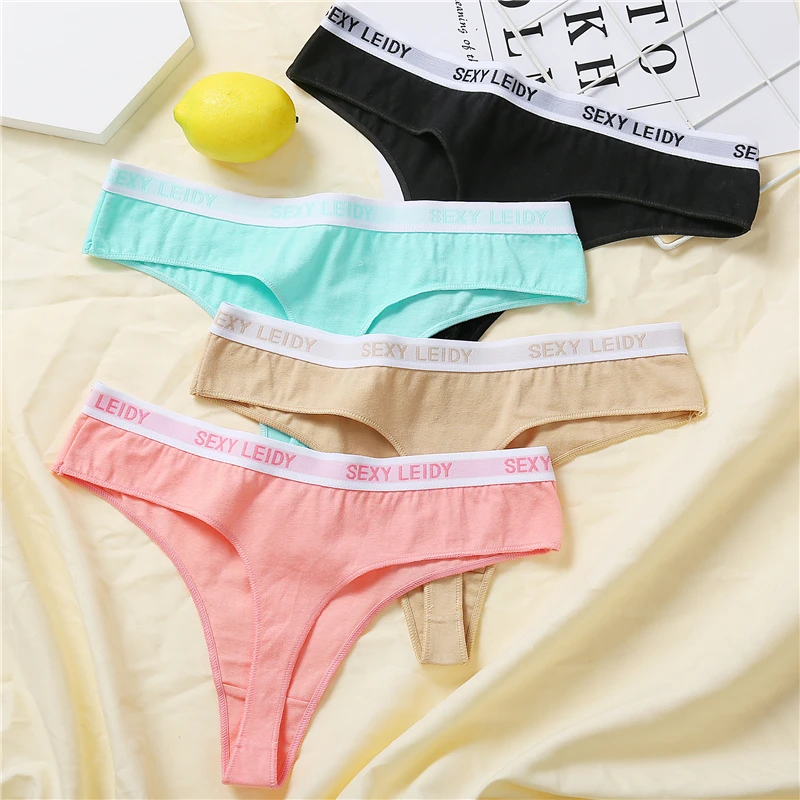 Female Sexy Panties For Women Cotton Underwear Lingerie G-String Underpants Ladies Casual Woman Intimate Thongs Size M L XL