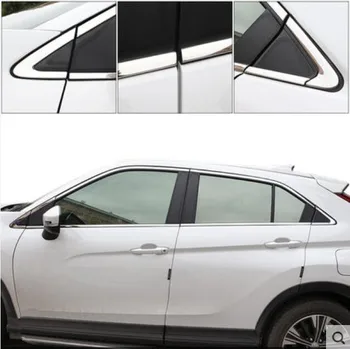 

NEW Stainless Steel For Car Full Window Decoration Strips Trim Fits For Mitsubishi Eclipse Cross 2018 2019 2020