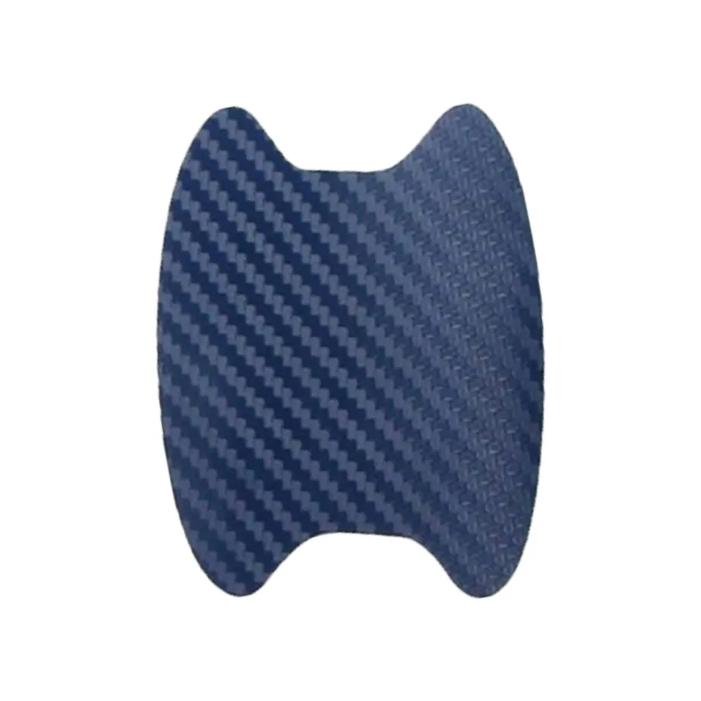 4 Pcs Universal Carbon Fiber Auto Car Door Handle Stickers Scratches Resistant Cover Auto Handle Protection Film Car Stickers