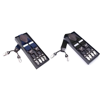 

Men's Sling Leather Alloy Clip Men's Retro Casual Trousers Strap Father / Husband Gift