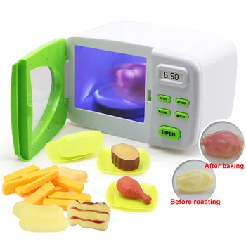 

Parent-child Fun With Fake Food Pretend Role Play Coordination Interest Microwave Oven Hand Abilities Mind Training Interaction