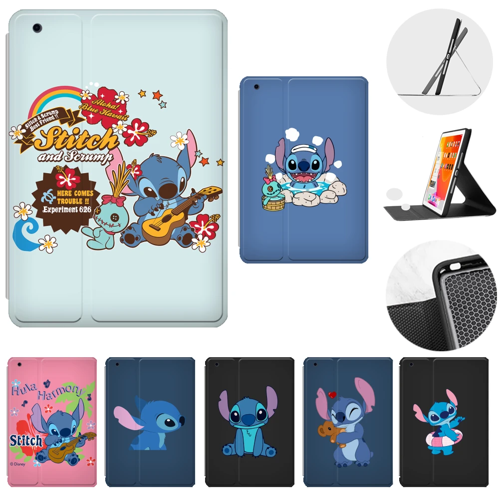 Ipad Air 4 Case Air 3 Pad 9th 8th Generation 10 2 Inch Case For Pro 11 Ipad Mini 6 Cute Stitch Disney Design Tablets E Books Case Aliexpress