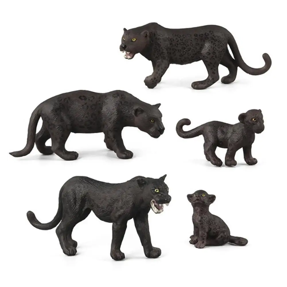 black panther animal toys