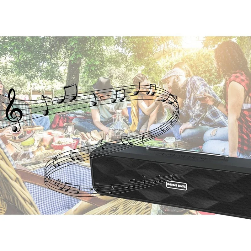 Booms Bass L13 Speaker Music Player Amplifier Loudspeaker Sound Box Bar for Computer Desktop Pc Notebook Laptop | Электроника
