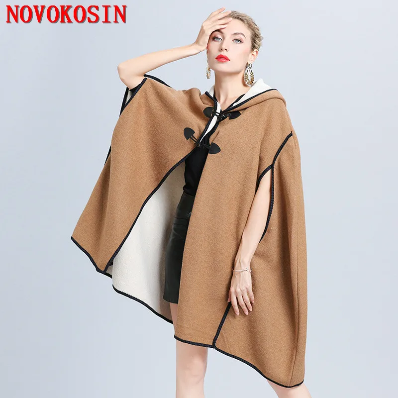 Новинка 2020 накидка с дырками на рукавах большой маятниковый кардиган зимнее