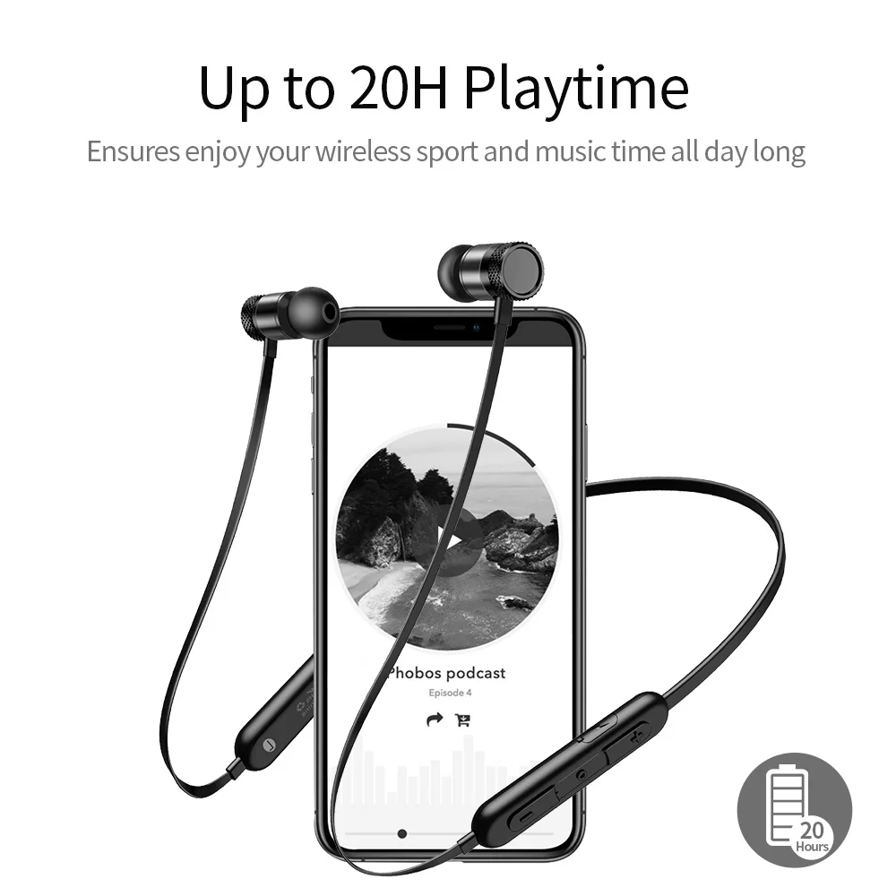 Picun H6 Bluetooth наушники спортивные беговые Беспроводные с микрофоном тренажерный