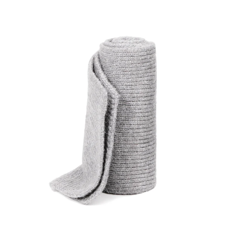 Children Winter Real Fur Pompon Hat Scarf Set for Boys Girls Knitted Cotton Hat Scarf 2 Pieces Baby Accessories Kids Gift Set - Color: MM