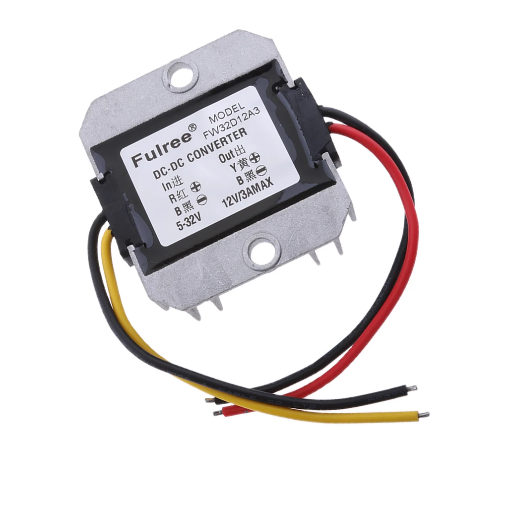 DC-DC понижающий модуль DC 12V 24V 32V(5-32 V) To 12V 3A 36W Конвертер