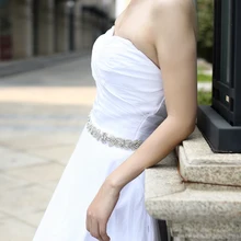 TRiXY S370 Роскошные Свадебные ремни с кристаллами, реальное изображение, потрясающий Кристальный бисер, блестящий свадебный пояс, свадебное платье с поясом