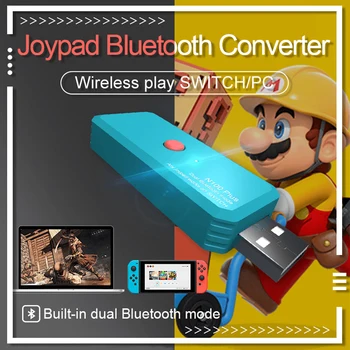

N100 PLUS Bluetooth Gamepad Converter for PS4 Xbox Wired Controller Turn To Nintendo Switch PC Wireless Joystick Experience