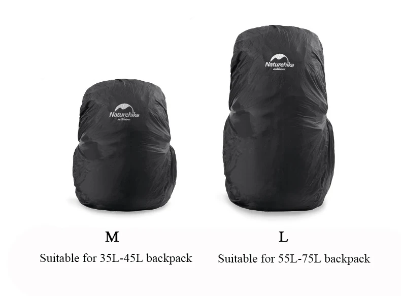 Naturehike рюкзак с защитой от дождя чехол для защиты от пыли 40L 50L 60L 80L альпинистский рюкзак Крышка Водонепроницаемый открытый рюкзак с защитой от дождя