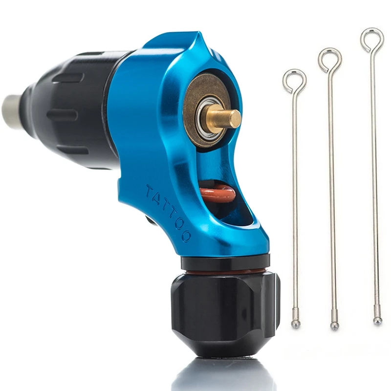 

HTHL-New Hot Direct 2 Drive Tattoo Machine Swiss Motor Rotary Machine Permanent Makeup Art Tool For Beginners Or Tattooists Blue