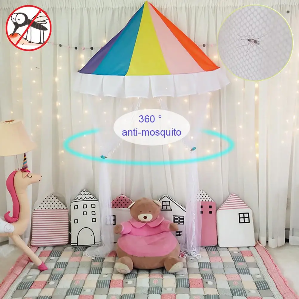 

Children's Tent Indoor Kindergarten Play House Ceiling Half Moon Wall Hanging Reading Corner Decoration Arrangement Bedside Tent