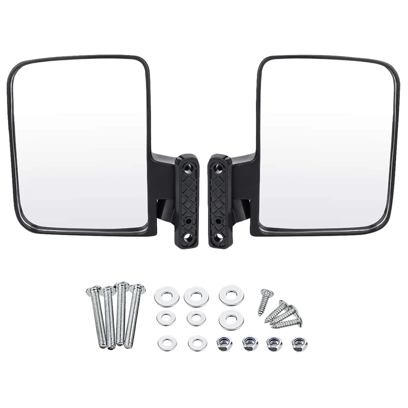 Golf Cart Mirrors - Universal Folding Side View Mirror For Carts Club Car Ezgo Yamaha Star Zone | Автомобили и мотоциклы
