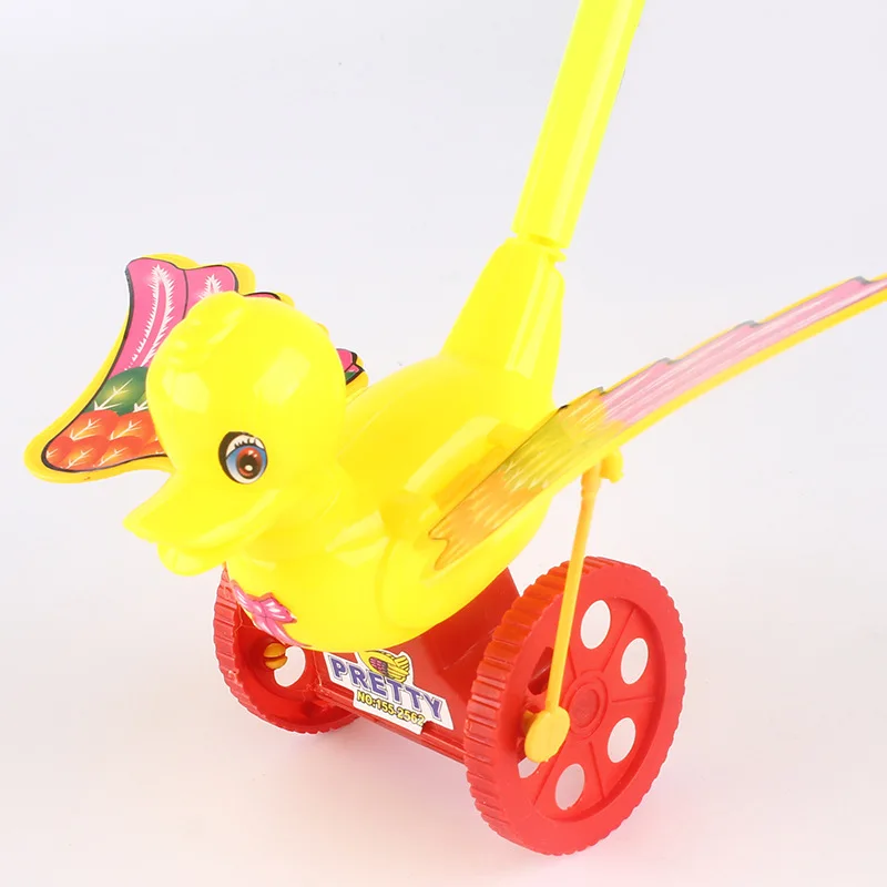 Toy Baby Walker 10 Yuan Children Big Ducks Kids Single Pole Baby Walker 10 Yuan Non-Multi-functional 10