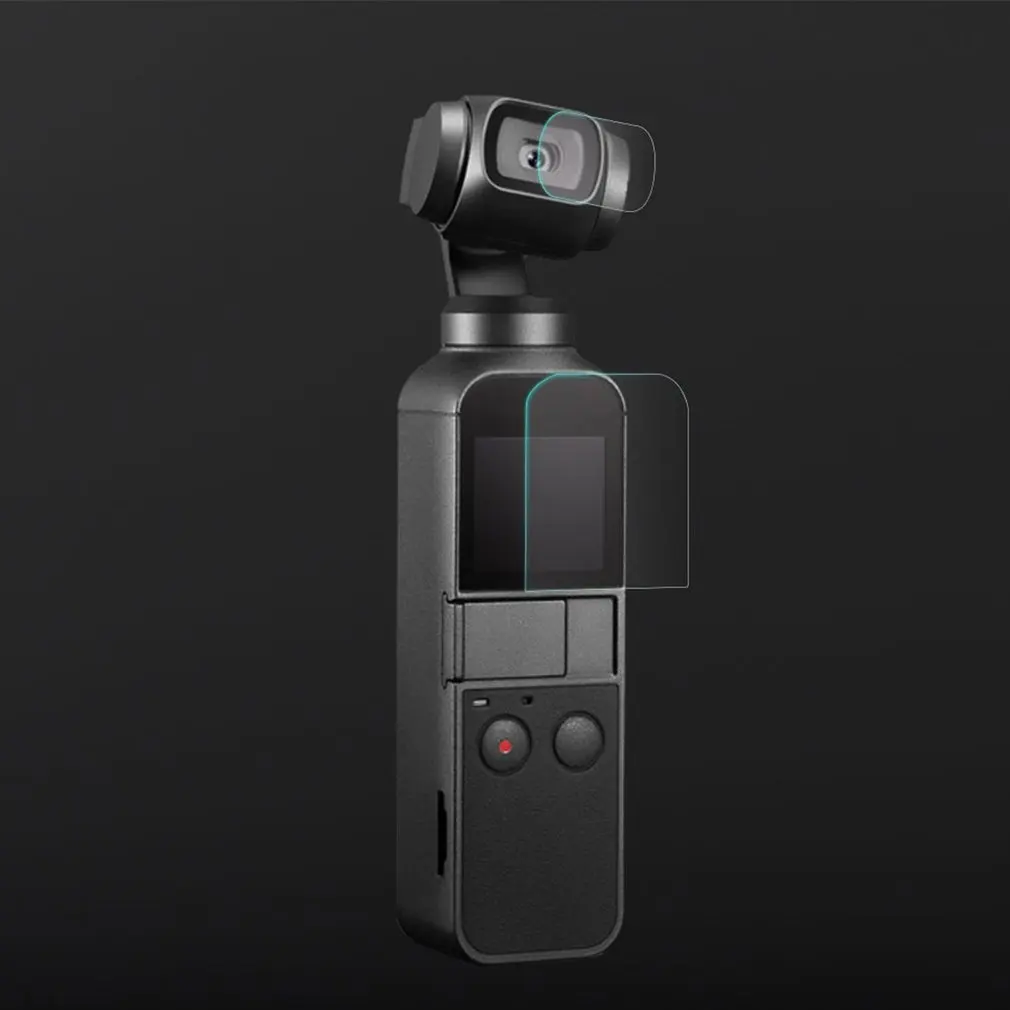 2 шт. Набор для DJI Osmo Карманный экран протектор Аксессуары объектив защитная пленка карданный чехол аксессуары фильтр