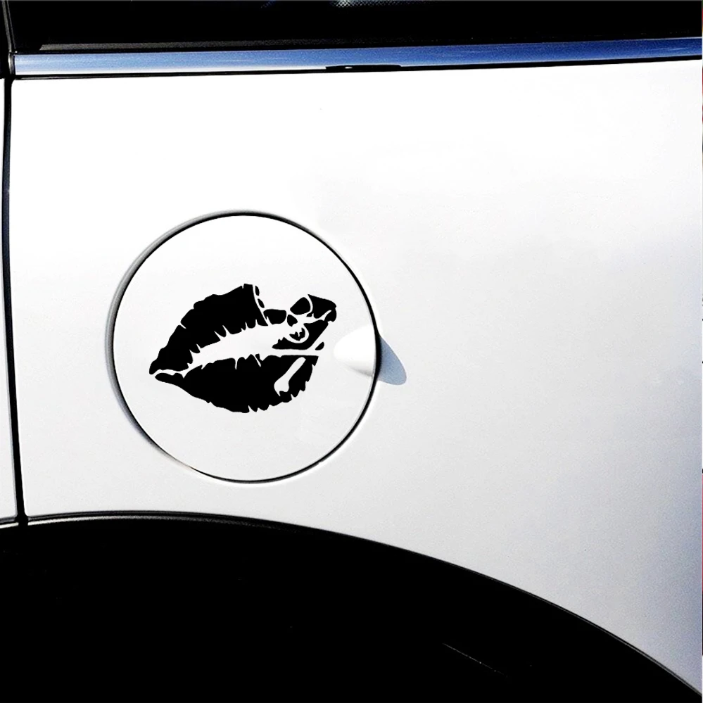 Купите 1 бесплатно! Сексуальная наклейка в виде черепа и губ для автомобиля