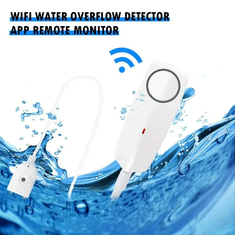 Wi-Fi датчик утечки воды беспроводной детектор уровня воды защита от перелива сигнализация оповещения Tuya Smart Life App удаленный монитор