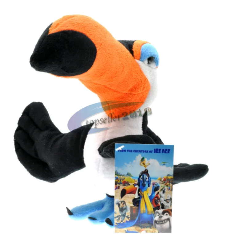 RIO2 плюшевая игрушка, кукла попугая, мягкая плюшевая игрушка для детей, подарок на день рождения, украшение Roon