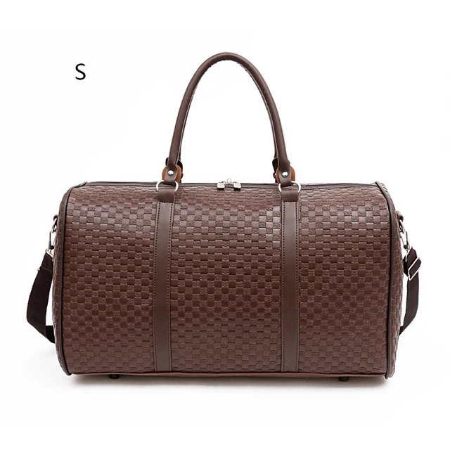 Women Travel Bag Suitcase Handbags Large Women's Bag Men Portable Luggage Bag Weekend Duffle Bags Shoulder Bag Men Tote Bags brown S