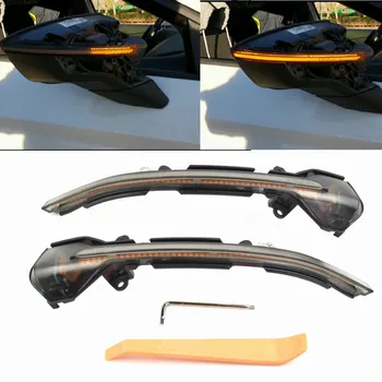 

2 PCS Side Wing Scroll Blinker Startup Breath Light For Seat Leon III Mk3 5F ST FR Cupra Arona KJ7 2013 2014 2015 2017 2018
