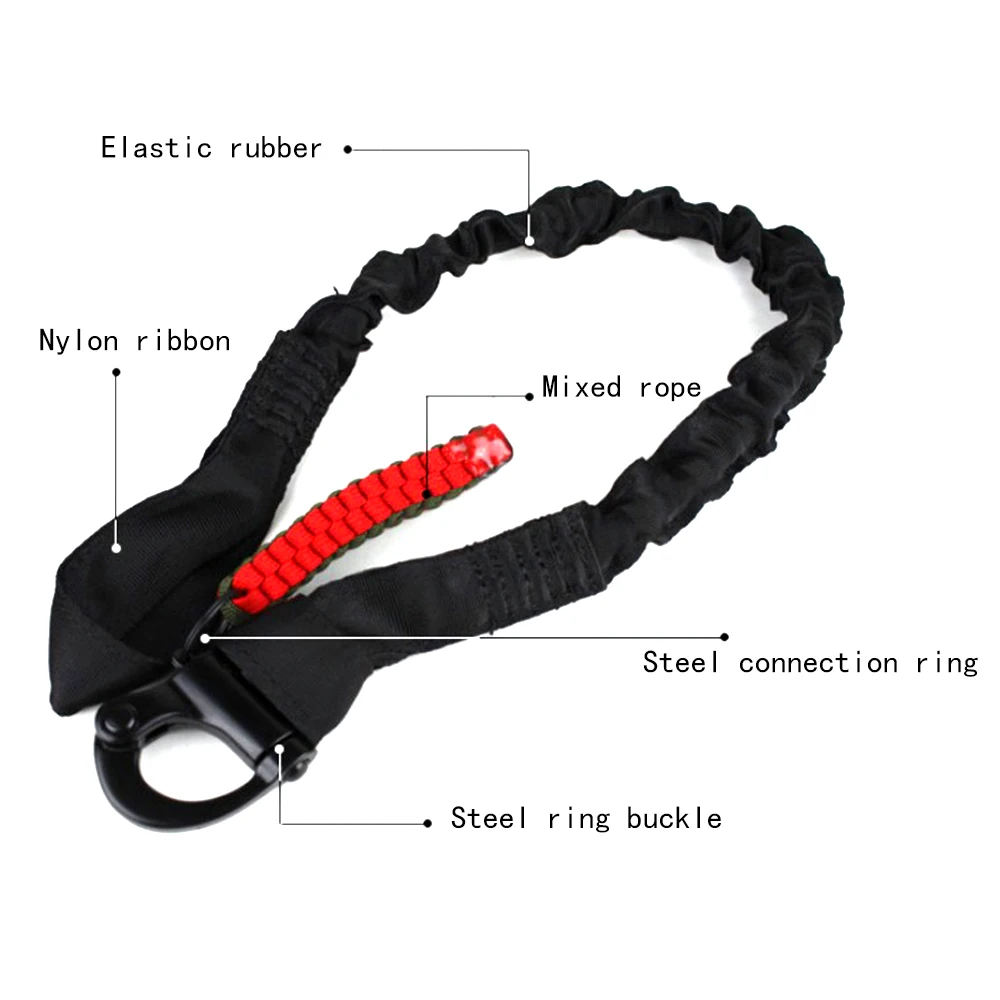 Открытый CS должен иметь пистолет веревка стрейч одной точки пистолет Веревка Регулируемый винтовка ремень аксессуары для альпинизма
