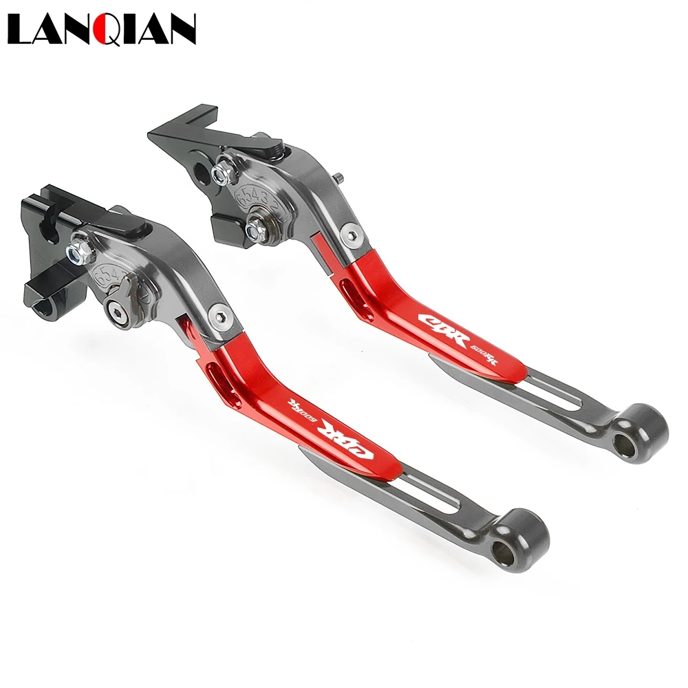 Motorcycle Accessories CNC Adjustable Brake Clutch Levers With LOGO For HONDA CBR600RR CBR 600RR 2003 2004 2005 2006