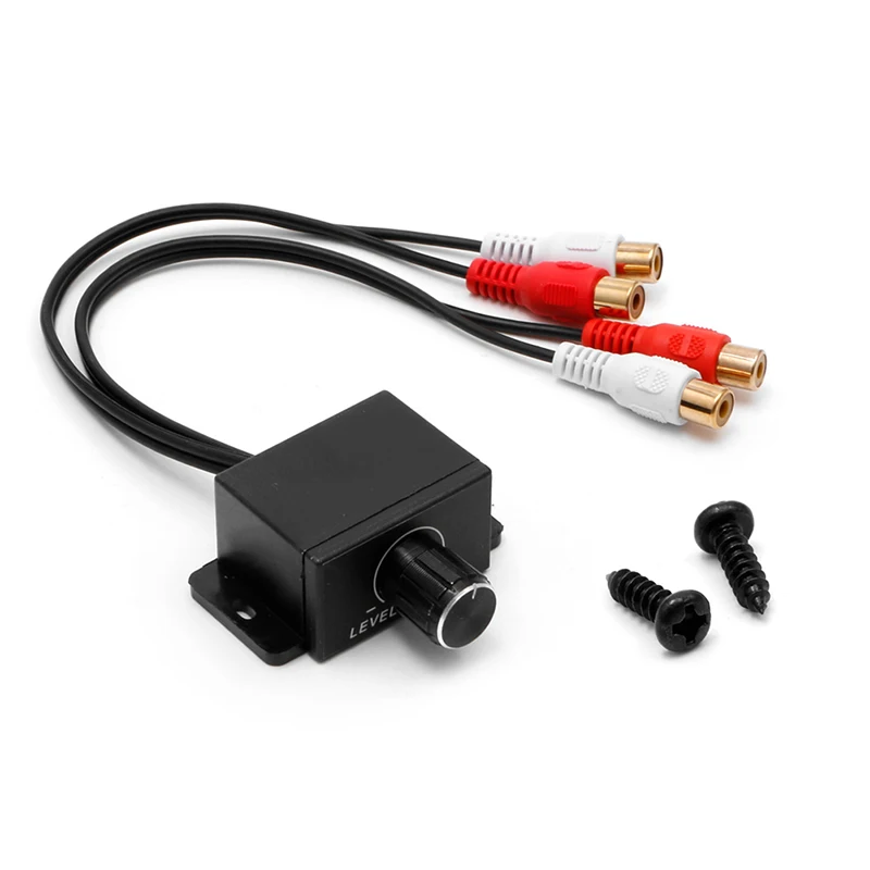 

Universal Car Audio Amplifier Bass RCA Level Remote Volume Control Knob LC-1 New