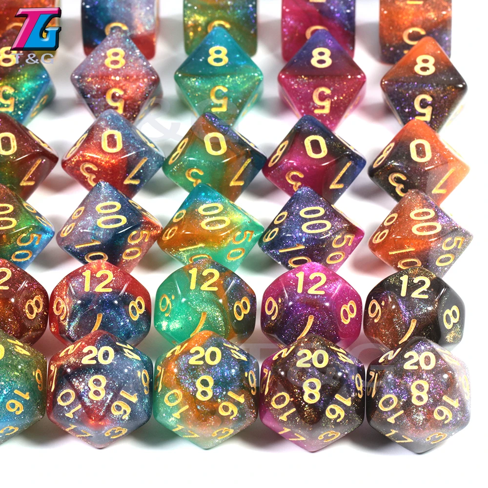 56 шт./кор. Звездное под блеск Вселенной Galaxy DND DnD ролевой игрой цифровой подарок на